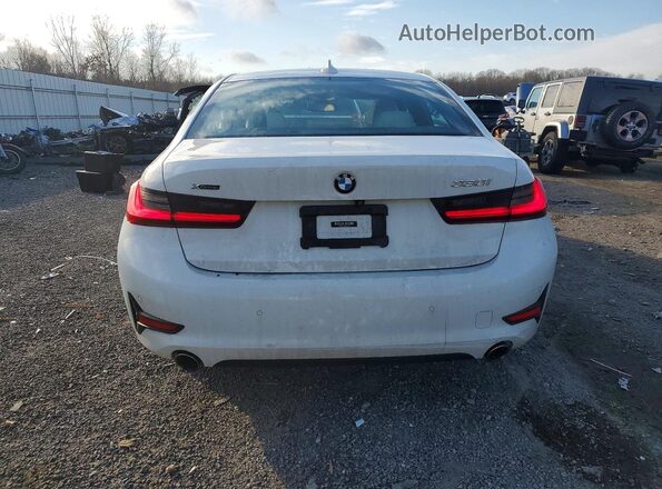 3MW5R7J09L8B13469 2020 BMW 3 SERIES White Вид ззаду