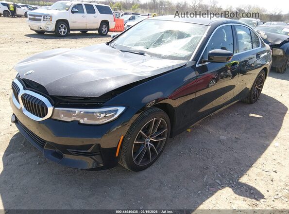3MW5R7J09L8B24617 2020 BMW 3 SERIES Black Przód lewy