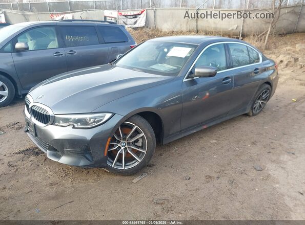 3MW5R7J0XM8C06924 2021 BMW 7 SERIES Gray წინა მარცხენა ხედი სამი მეოთხედიდან