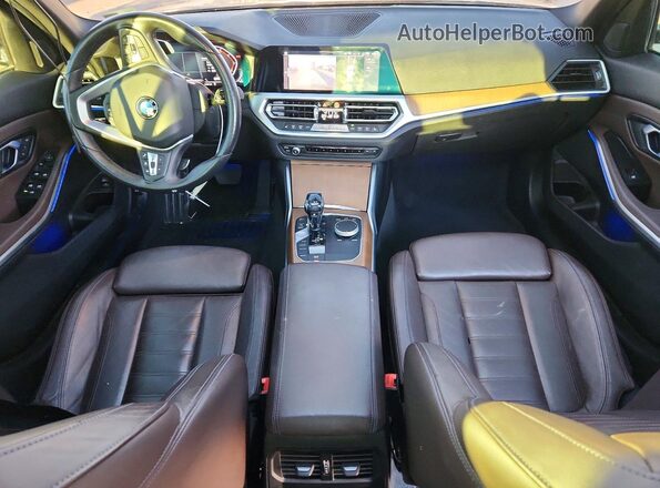 3MW5R7J5XK8B02247 2019 BMW 3 SERIES Black წინა პანელის ხედი