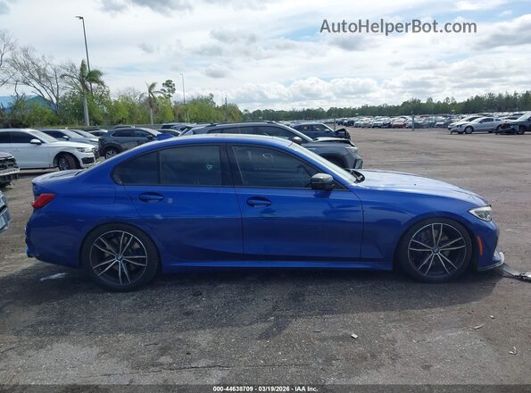 3MW5U7J06M8B55503 2021 BMW M3 Blue 