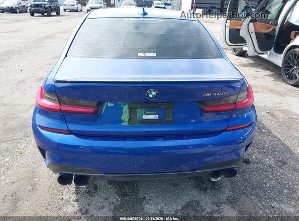 3MW5U7J06M8B55503 2021 BMW M3 Blue 