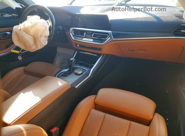 3MW5U7J07N8C37919 2022 BMW M3 White Вид панелі приладів
