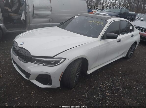3MW5U9J01M8B62581 2021 BMW M3 White 