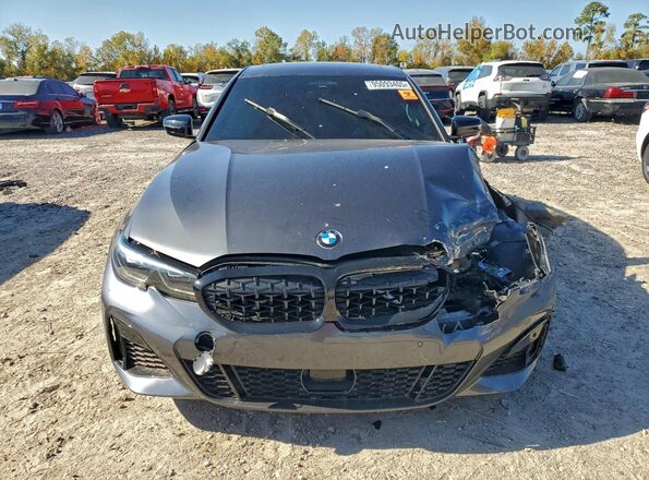 3MW5U9J04N8C36075 2022 BMW M3 Gray Vista frontal
