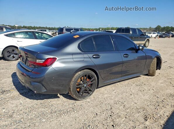 3MW5U9J04N8C36075 2022 BMW M3 Gray Trasero derecho