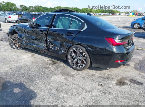 3MW69CW02S8F24281 2025 BMW 3 SERIES Black Задня ліва чверть