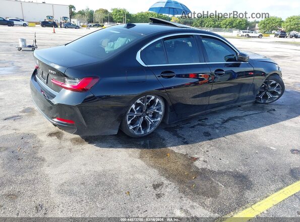 3MW69CW02S8F24281 2025 BMW 3 SERIES Black Задня права чверть