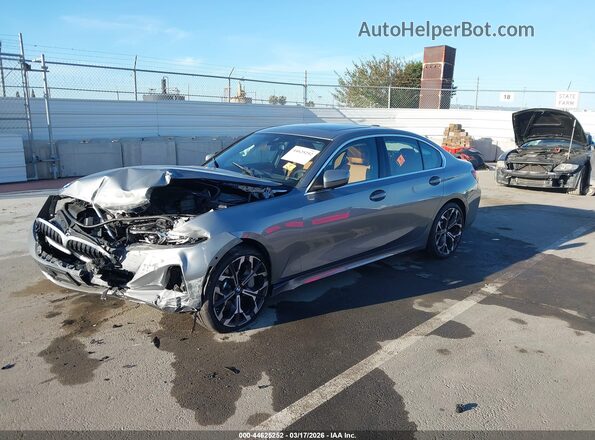 3MW69CW02S8F59015 2025 BMW 3 SERIES Gray Vista tres cuartos delantera izquierda