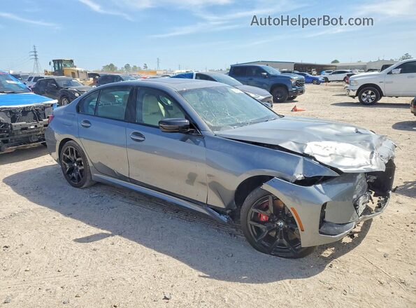 3MW69CW03S8F41929 2025 BMW 3 SERIES Gray Передня права чверть