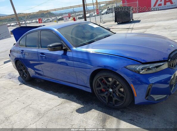 3MW69CW0XS8F61482 2025 BMW 3 SERIES Blue Rear interior view