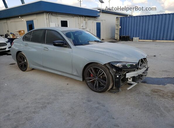 3MW69FF06R8E25412 2024 BMW 3 SERIES Серый Передняя правая четверть