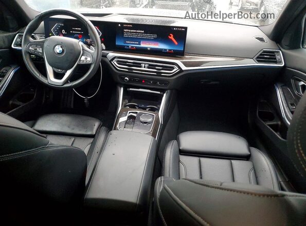 3MW69FF09P8D05634 2023 BMW 3 SERIES Black Առջևի վահանակի տեսք