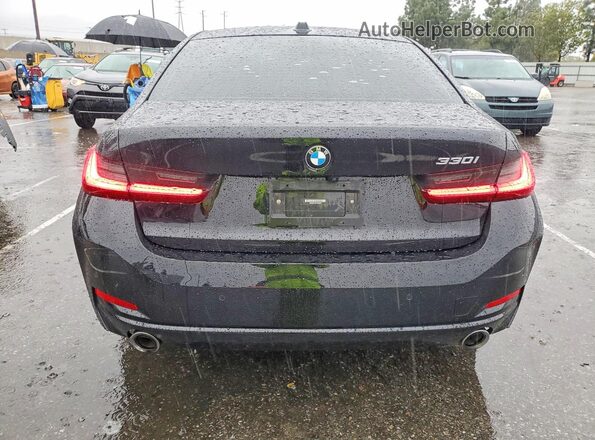 3MW69FF09P8D05634 2023 BMW 3 SERIES Black Հետևի տեսք