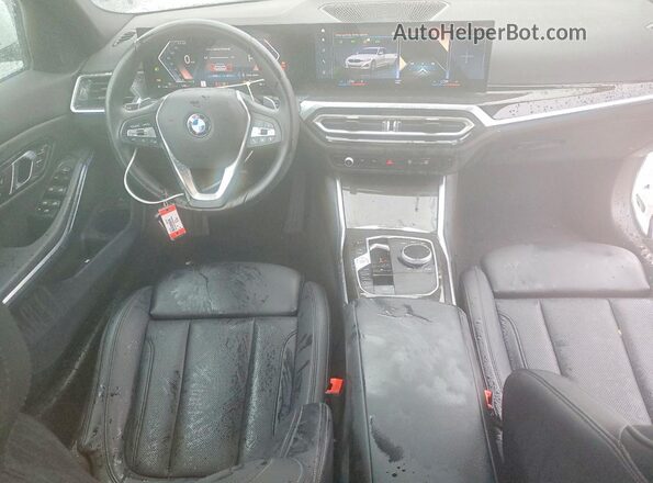 3MW69FF09R8E26652 2024 BMW 3 SERIES White წინა პანელის ხედი