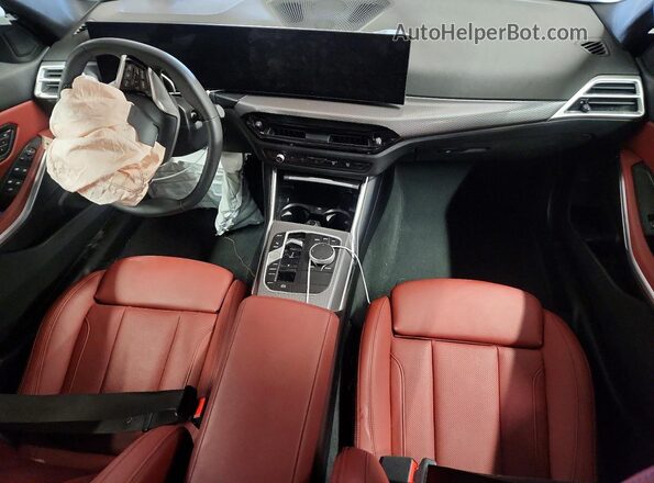 3MW89CW03S8F30714 2025 BMW 3 SERIES Белый Вид панели приборов