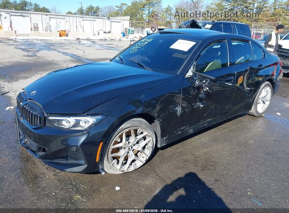 3MW89CW08S8F25363 2025 BMW 3 SERIES Черный Передняя левая четверть