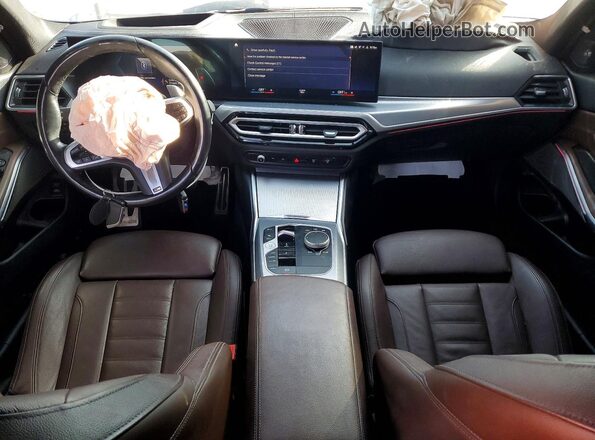 3MW89FF06P8C94942 2023 BMW 3 SERIES White Widok deski rozdzielczej