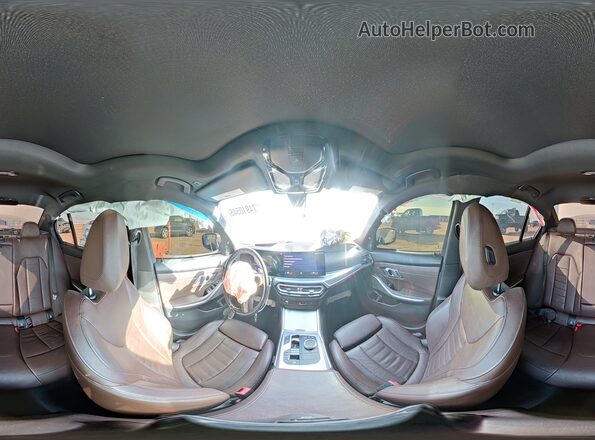 3MW89FF06P8C94942 2023 BMW 3 SERIES White Widok wnętrza 360 stopni