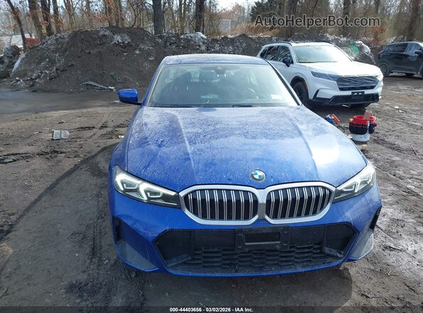 3MW89FF07P8D63346 2023 BMW 3 SERIES Blue Вид щитка приладів