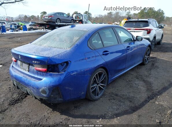 3MW89FF07P8D63346 2023 BMW 3 SERIES Blue Задня права чверть