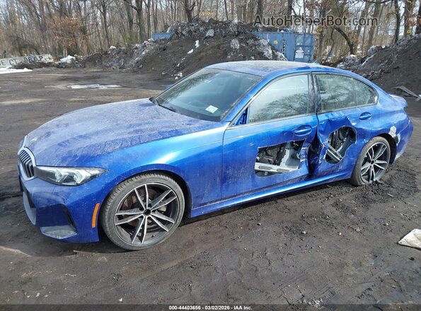 3MW89FF07P8D63346 2023 BMW 3 SERIES Blue Передня ліва чверть