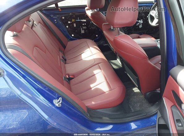 3MW89FF07P8D63346 2023 BMW 3 SERIES Blue Вид наклейки з VIN-кодом