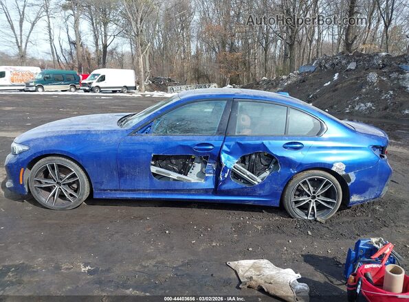 3MW89FF07P8D63346 2023 BMW 3 SERIES Blue Панорамний вид салону 360°