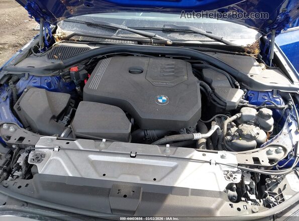 3MW89FF07P8D63346 2023 BMW 3 SERIES Blue Вид ззаду