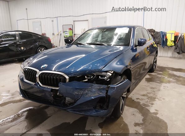 3MW89FF07R8D86497 2024 BMW 7 SERIES Blue Vista tres cuartos delantera izquierda