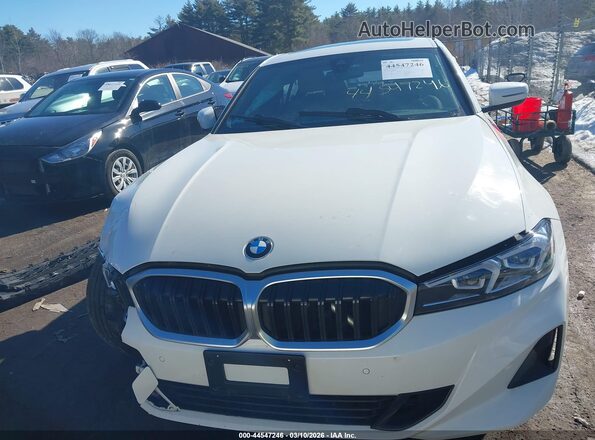 3MW89FF09R8D84380 2024 BMW 3 SERIES White Widok zestawu wskaźników