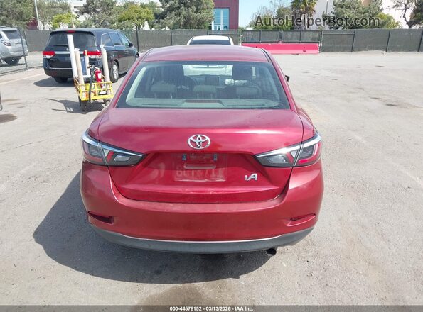 3MYDLBYV1JY301471 2018 TOYOTA YARIS IA Burgundy 