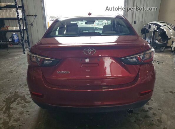 3MYDLBYV1LY700514 2020 TOYOTA YARIS Red Widok z tyłu