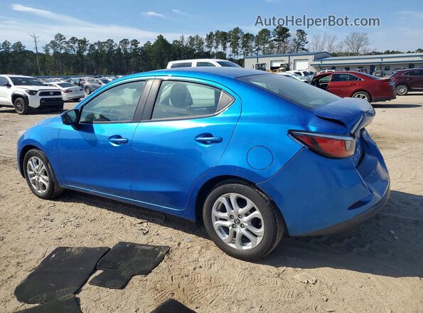 3MYDLBYV2HY184316 2017 TOYOTA YARIS Blue Trasero izquierdo