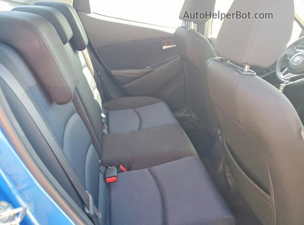 3MYDLBYV2HY184316 2017 TOYOTA YARIS Blue Vista de los asientos traseros