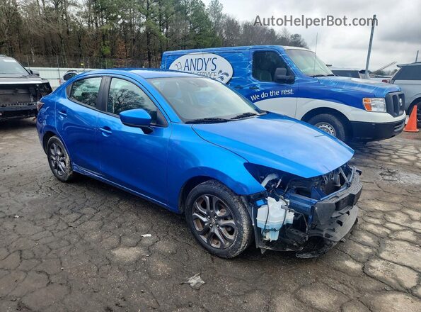 3MYDLBYV5KY508186 2019 TOYOTA YARIS Blue 