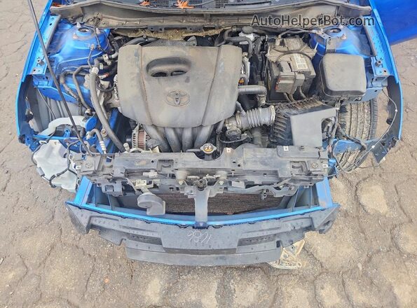 3MYDLBYV5KY508186 2019 TOYOTA YARIS Blue 