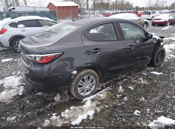 3MYDLBYV6LY714778 2020 TOYOTA YARIS Dark Blue Rear right