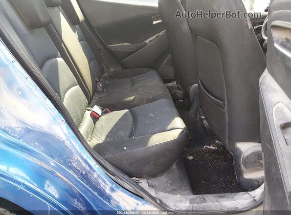 3MYDLBYV7JY304682 2018 TOYOTA YARIS IA Blue Vista de la etiqueta del VIN