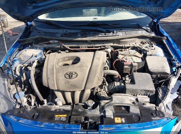 3MYDLBYV7JY304682 2018 TOYOTA YARIS IA Blue Vista trasera