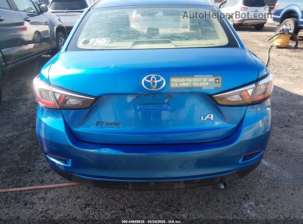 3MYDLBYV7JY304682 2018 TOYOTA YARIS IA Blue 