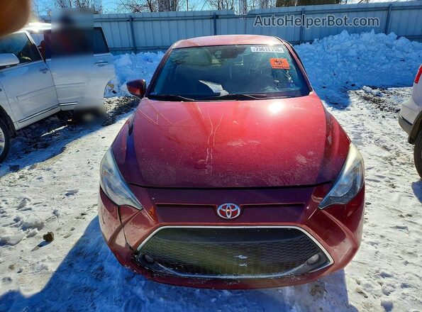3MYDLBYV8KY527122 2019 TOYOTA YARIS Red 