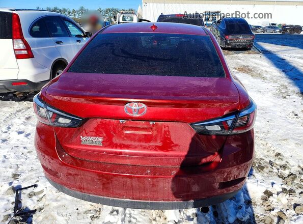 3MYDLBYV8KY527122 2019 TOYOTA YARIS Red 
