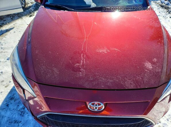 3MYDLBYV8KY527122 2019 TOYOTA YARIS Red 