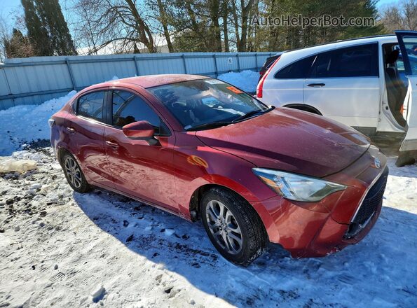 3MYDLBYV8KY527122 2019 TOYOTA YARIS Red 