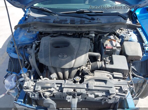 3MYDLBYVXHY158207 2017 TOYOTA YARIS IA Blue Вид ззаду