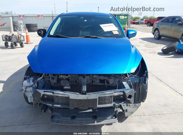 3MYDLBYVXHY158207 2017 TOYOTA YARIS IA Blue Вид задньої частини салону