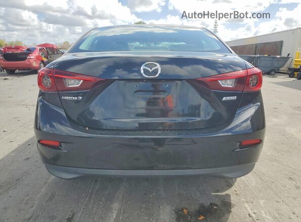 3MZBM1U75GM261817 2016 MAZDA 3 Black Widok z tyłu