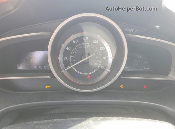 3MZBM1U75GM261817 2016 MAZDA 3 Black Widok zestawu wskaźników