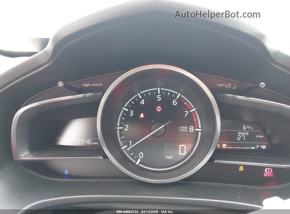3MZBN1M39JM202044 2018 MAZDA 3 Синий Вид задних сидений